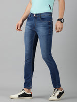 Load image into Gallery viewer, TRENDING MID BLUE JEANS FOR MEN