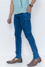 Load image into Gallery viewer, MEN&#39;S MID BLUE SLIMFIT JEANS