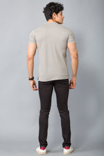 Load image into Gallery viewer, MEN&#39;S GREY PLAIN POLO WITH POCKET
