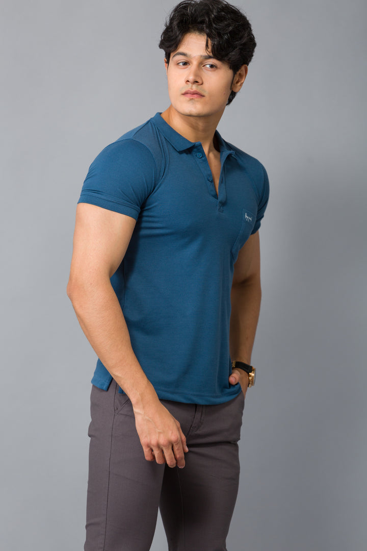MEN'S AIR FORCE PLAIN POLO WITH POCKET