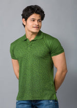 Load image into Gallery viewer, MEN&#39;S FOREST PRINT POLO