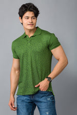 Load image into Gallery viewer, MEN&#39;S FOREST PRINT POLO