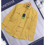 Load image into Gallery viewer, MEN&#39;S MUSTARD DOUBLE POCKET SHIRT