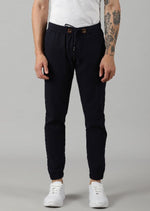 Load image into Gallery viewer, Navy Blue Cotton Stylish Jogger For&#39;s Men