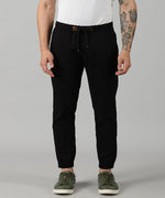 Load image into Gallery viewer, Black Cotton Stylish Jogger For&#39;s Men