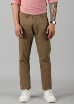 Load image into Gallery viewer, Tan Cotton Trouser For Men&#39;s