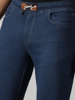 Load image into Gallery viewer, Dark Blue Denim Stylish Jogger For&#39;s Men