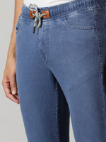 Load image into Gallery viewer, Mid Blue Denim Stylish Jogger For&#39;s Men