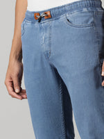 Load image into Gallery viewer, Light Blue Denim Stylish Jogger For&#39;s Men