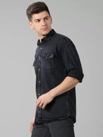 Load image into Gallery viewer, Men Regular Fit Solid Casual Shirt