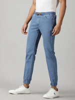 Load image into Gallery viewer, Light Blue Denim Stylish Jogger For&#39;s Men