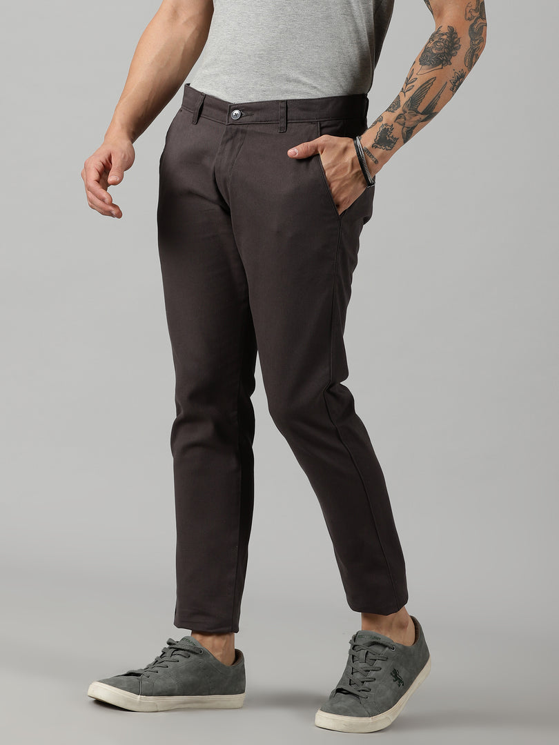 Charcol Cotton Trouser For Men's – united18