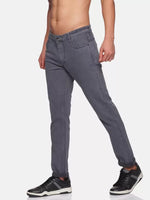 Load image into Gallery viewer, Grey Regular Fit Denim Jeans For Men&#39;s
