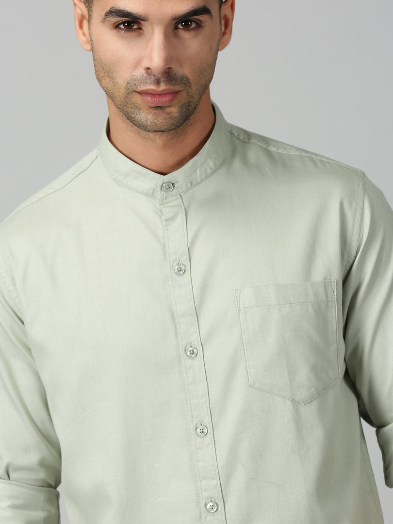 Pista Cotton Solid Shirt For Men's