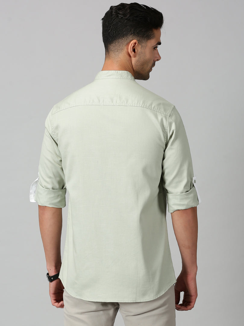 Pista Cotton Solid Shirt For Men's