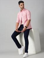 Load image into Gallery viewer, Pink Cotton Regular Fit Shirt For Men&#39;s